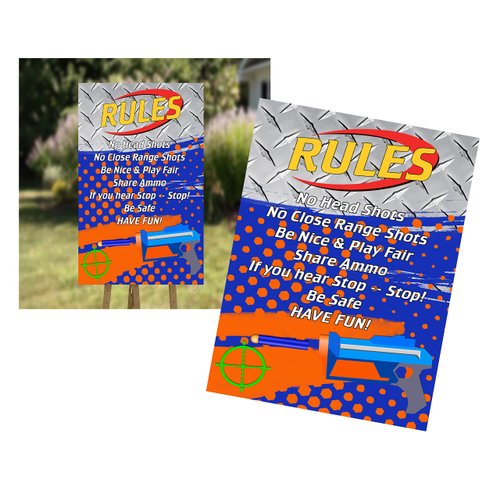 Dart Tag Themed Party Supplies (Blue Welcome Decor)