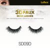 Laflare Silk Lashes 3D FAUX MINK Eyelashes, Light, Reusable, Handmade, Natural Looking, Professional Easy to Apply Eyelashes in a Knitted Style2-3 PACKS BUNDLE SPECIAL (3, SD09D)