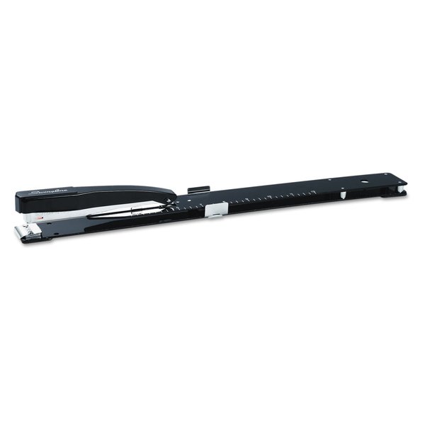 Swingline Long Reach Stapler, 20 Sheet Capacity, Jam Free, 12" Reach, Metal, Black (S7034121P)
