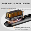 Mylyis Cordless Hair Straightener Brush，6 Modes，410°F ，Portable Mini Straightener for Women，Negative Ion Travel Hot Comb