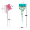 KOENWEENI Hair Dye Brushes and Combs Set, 6pcs Multicolor Glitter Hair Tint Tools Kit for Home DIY Coloring and Salon Use