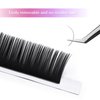 Lash Extension Supplies 20-25mm Mixed Tray FADLASH Eyelash Extensions D Curl 0.20mm Classic Lash Extensions (0.20-D, 20-25mm mixed tray)