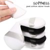 10 Pieces Pure Powder Puff Face Triangle Soft Makeup Powder Puff for Loose Powder Mineral Powder Body Powder Makeup Tool