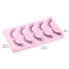 5 Pairs Wispy Lashes Pearl False Eyelashes Fluffy Natural Look False Eyelashes Thick Soft Curly Lash Extensions - Easy Application-Colorful