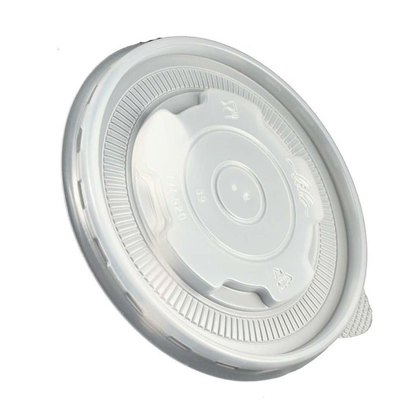 Flat Lid for 16 oz. Yocup Paper Ice Cream/Frozen Dessert Cups - 1000 Count