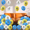 LOONELO Happy Hanukkah Latex Balloons, 36pcs Menorah Dreidel Festival of Lights Balloons, Chanukah Theme Balloons for Hanukkah Party Jewish Holiday Party Indoor Outdoor Home Yard Decoration Supplies