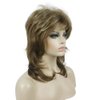 Aimole Shaggy Layered Wig Shoulder Length Women's Wig with Hair Bangs Premium Synthetic Hair Wig for Women (12TT26)