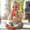 Baby Teething Toys, Baby Teethers Montessori Sensory Toys for 0-6 6-12 Months, Gifts for 1 Year Old Boys Girls Infant Newborn 0 3 6 9 12 18 Months Toys, Baby Rattle Chew Toys - Red