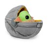 Buckle-Down Dog Toy, Mandalorian, Plush Squeaker Star Wars The Child Carriage Pose, Baby yoda, 8" x 8" (DTPT-SWBIJ) for All Breed Sizes