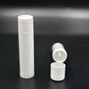 50PCS 5G White Plastic Empty Lip Balm Tubes DIY Lipstick Containers with Cap Round Homemade Lip Salve Tubes Holder Dispenser for Travel Business Trip