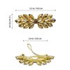 JULIYOOYOO Crystal Hair Barrette Clips for Women and Girls,Stylish and Elegant Hair Accessories,Hair Barrette Clip with Rhinestones Embedded as Decoration Teacher Appreciation Gifts(Yellow)