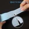 Nuanchu 6 Rolls Removal Silicone Blue Tape Reusable Adhesive Waterproof Silicone Tape(1 Inch x 3.9 Yards)