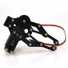 Swaytail Premium Metal Robot Mechanical Claw/Clamp Arm/Gripper with High Torque Servo, Robotics Part/Accessory Model for Arduino/Raspberry pi/Microbit to Clip/Carry, DIY AI ROS STEAM Education