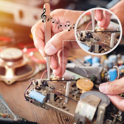 Kanayu 100 Pcs Recorder Rubber Belts 40-135 mm Square Belt Cassette Tape Machine Repair Maintenance Mix Cassette Recorder Belts for DVD CD LD VCR Repeater Drives (1mm Width)