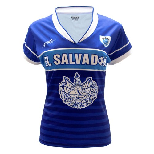 Arza Sports El Salvador Women Soccer Jersey (Small, Blue)