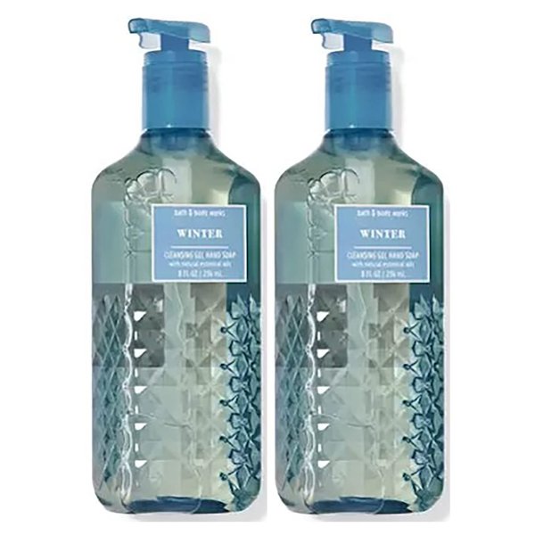 Bath & Body Works Deep Cleansing Gel Hand Soap 2 Pack 8 oz. (Winter) 16.0 Fl Oz