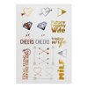 Bachelorette Party Tattoos - Bachelorette Party Favors, Decorations & Supplies by Sterling James Co. - Girl's Night Out Temporary Metallic Tattoos