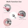 MelodySusie 4mm Ball Shape Cuticle Clean Nail Drill Bit 3/32'', Professional Safety Carbide Diamond Under Nail Cleaner for Cuticle Dead Skin Nail Prepare, Beginners Bits, Series Bit-S, Medium