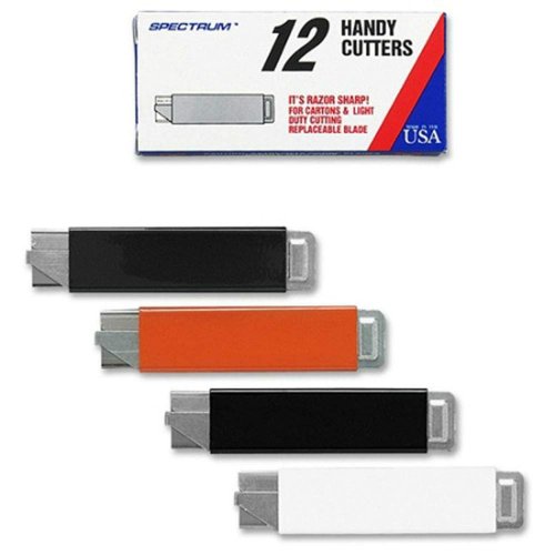 Pacific Handy Cutter : Handy Box Cutter, Tap Open/Tap Close, 12/BX, Assorted Colors -:- Sold as 2 Packs of - 12 - / - Total of 24 Each
