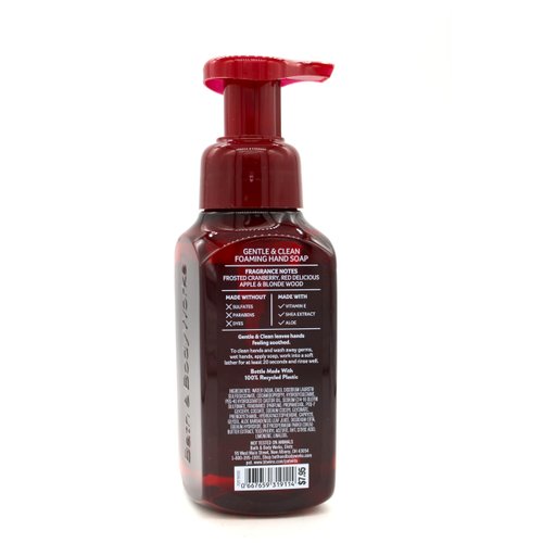 Frosted Cranberry, Bath and Body, Gentle Foaming Hand Soap, 8.75 fl oz