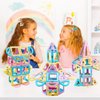 MAGBLOCK Magnetic Tiles Toys for 3 Year Old Girls, Magnetic Blocks for Toddler Girl Toys, Magnetic Building Blocks for Kids Birthday Gift Present Set 52 Pieces