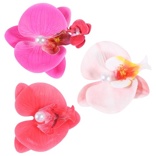 Flower Hair Clips 3.14 Inch Hawaiian Beach Hairpins Summer Vacation Women Girls Teens Duckbill Ha...