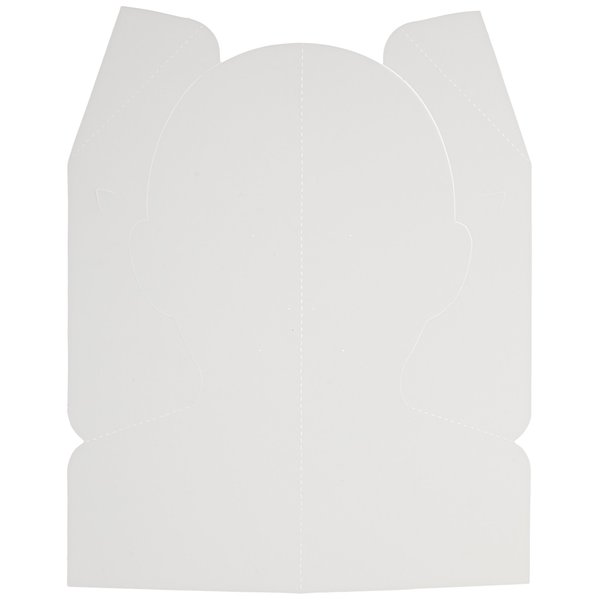 Roylco Stand-Up Self Portrait Art Project Kit - 6 1/4 x 9 inch - Pack of 40 White