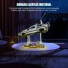 Light Up Acrylic Display Stand for Lego Back to The Future Delorean 10300,5MM Acrylic Lego Display Holders,Apply for Back to The Future Time Machine only(No Model Set Included)