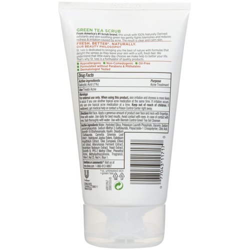 Blemish Control Green Tea Scrub by St. Ives, 4.5 Ounce