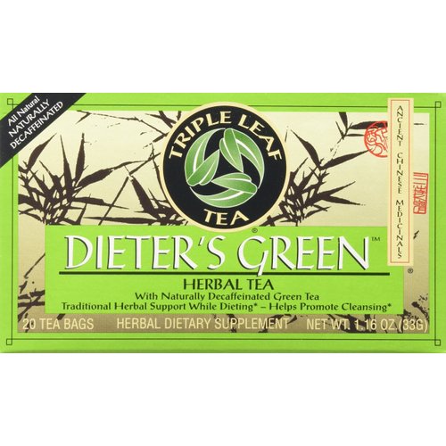 Triple Leaf Teas - Dieter&#39;s Green Herbal Tea, 20 bag