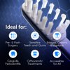Emmi-dent Platinum 4-Pin Wave Bristle-Head Attachments - Electric Toothbrush Replacement Heads. Cleans with Ultrasound Waves. (Wave 4 Pack)