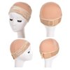 Wig Grip Cap Wig Grip band with Cap for Women 2-in-1 Wig Grip Band Plus Wig Cap for Lace Wigs and Frontal No-slip Comfort Velvet Adjustable Wig Grip Cap (Dark Brown)