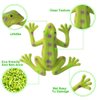 Mukum 16Pcs Plastic Frogs Toy for Kids Easter Party Favors Mini Red Frogs Toys Fun Tropical Forest Character Toys for Boy Girl