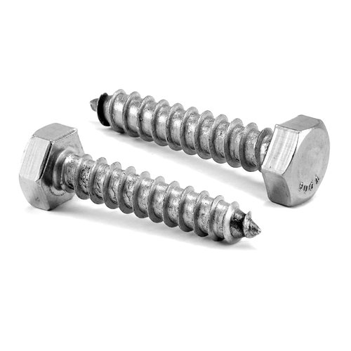 3/8" x 1-1/2" Hex Head Lag Screws Bolts 20Pcs 304 Stainless Steel 18-8, Partial Thread, Hexagon Head Wood Screws by SG TZH
