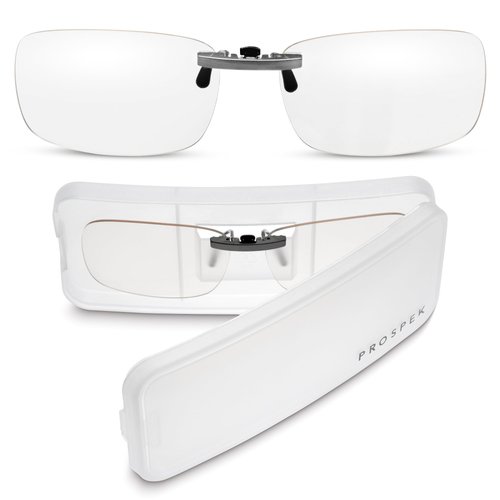 Blue Light Clip On Glasses I Computer Gaming Clip On Glasses I Digital Eyestrain Fatigue I Dry Eyes Relief Eye Protection Sleep Better I Anti Glare