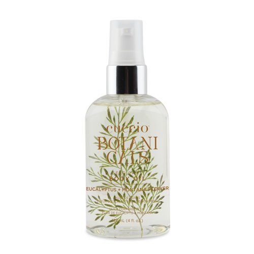 Cuccio Botanicals Eucalyptus and Montana Flower Body Oil – Hydrating and Soothing Massage Oil for Skin Nourishment – 4 Fl. Oz