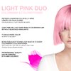 Celeb Luxury Viral Duo Color Depositing Colorwash Shampoo & Conditioner Set + Bondfix Bond Rebuilder, Semi Permanent Hair Color, Vegan Hair Dye, Light Pink