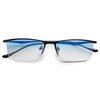 Lumadux Computer Blue Light Glasses Men | Blue Light Blocking Glasses for Reading, Digital Eye Strain, Headaches and Blurry Vision | Blue Blocker Gaming Glasses | Bluelight Clear Rimless Glasses