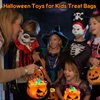 Halloween Party Favors Kids Toys 64Pcs Halloween Toys Glow In The Dark Party Supplies Bouncy Balls Toys for Kids Halloween Party Decorations Favor Bag Fillers Trick or Treating Goodies