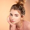 Isslly 32PCS Cute Star Hair Clips for Women, Gold Metal Star Hair Snap Barrettes, Non Slip Hair Accessories for Women, Girls for Daily Use, Parties