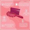 Magic Hair Brush Best Hair Detangler with Storage Wallet Soft Bristles Flexible Vented Head Glide Easily Through Tangles and Knots (Pink Classic - EXP 248)