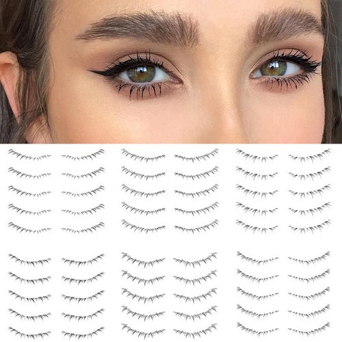 30 Pairs Lower Eyelash Tattoo Stickers, Ladies False Eyelashes Stickers, -2023 New Lower Eyelash Stickers Waterproof And Natural,10 Pairs/1pcs