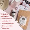 Better Shea Butter Body Butter Making Kit - Includes Raw Mango Butter, Raw Apricot Oil, Pink Mica, 2 jars and Recipes Card with Link to Video Tutorial - Natural Whipped Mango Body Lotion Making Kit