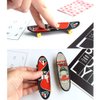 DOYIFUN Pack of 10 Professional Mini Finger Skateboard, Creative Fingertips Movement Party Favors Novelty Toys for Kids Party Supplies Props Decoration