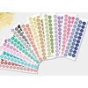 Dates Sticker Bundle, Date Covers Planner Stickers, Dates Planner Stickers in Rainbow Colors