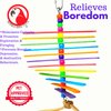 Bonka Bird Toys 868 Mini Stick Natural Chew Colorful Parrot Parrotlet Cockatiel Cockatoo Budgie