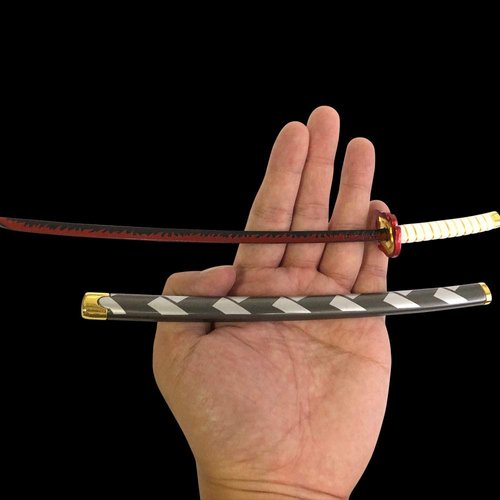 Chewmeter Demon Slayer: Kimetsu no Yaiba Katana Game Collection Sword Martial Arts Collection Party Supplies Gift Room Decoration (Rengoku Kyoujurou)