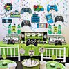 TMCCE 48 PCS Video Game Party Supplies,Gamer Birthday Party Supplies Hanging Swirl Decorations for Video Game Birthday Party Supplies Decorations for Boy