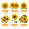 30PCS Sunflower Decorations Hanging Swirls Spring Summer Party Supplies Sun Flowers Party Foil Ceiling Wall Decor for Baby Shower Birthday Party Favors