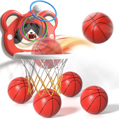 WATUDOU Toddler Basketball Hoop Indoor Toys Gifts for 3 4 5 Year Old Boys Kids, Indoor Mini Scoring Basketball Hoop for Toddler Kids Boys Ages 3-5 4-6, Ideal 3 4 5 6 Year Old Boys Birthday Gifts